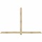 Ekena Millwork Eugene Rough Sawn Timber Gable Bracket, Douglas Fir, 96"W x 60"H x 2"D x 4"F, 15/12 Pitch GBW096X60X0204EUG00RDF - alternate 1